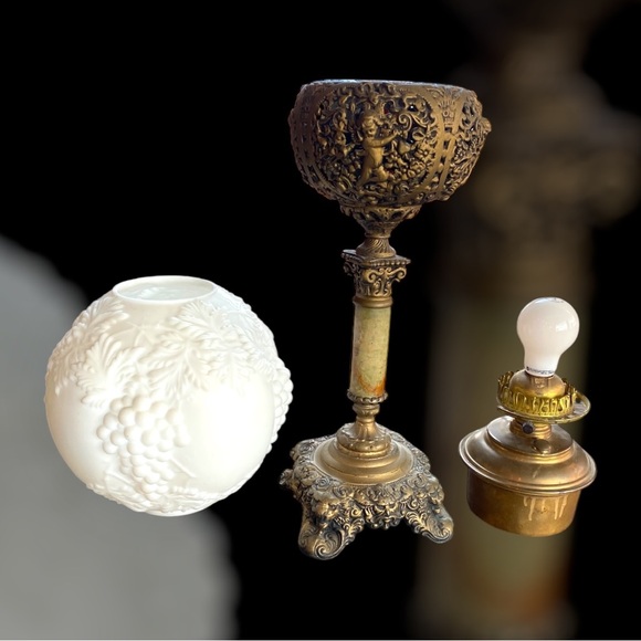 Vintage Victorian lamp - Picture 5 of 10